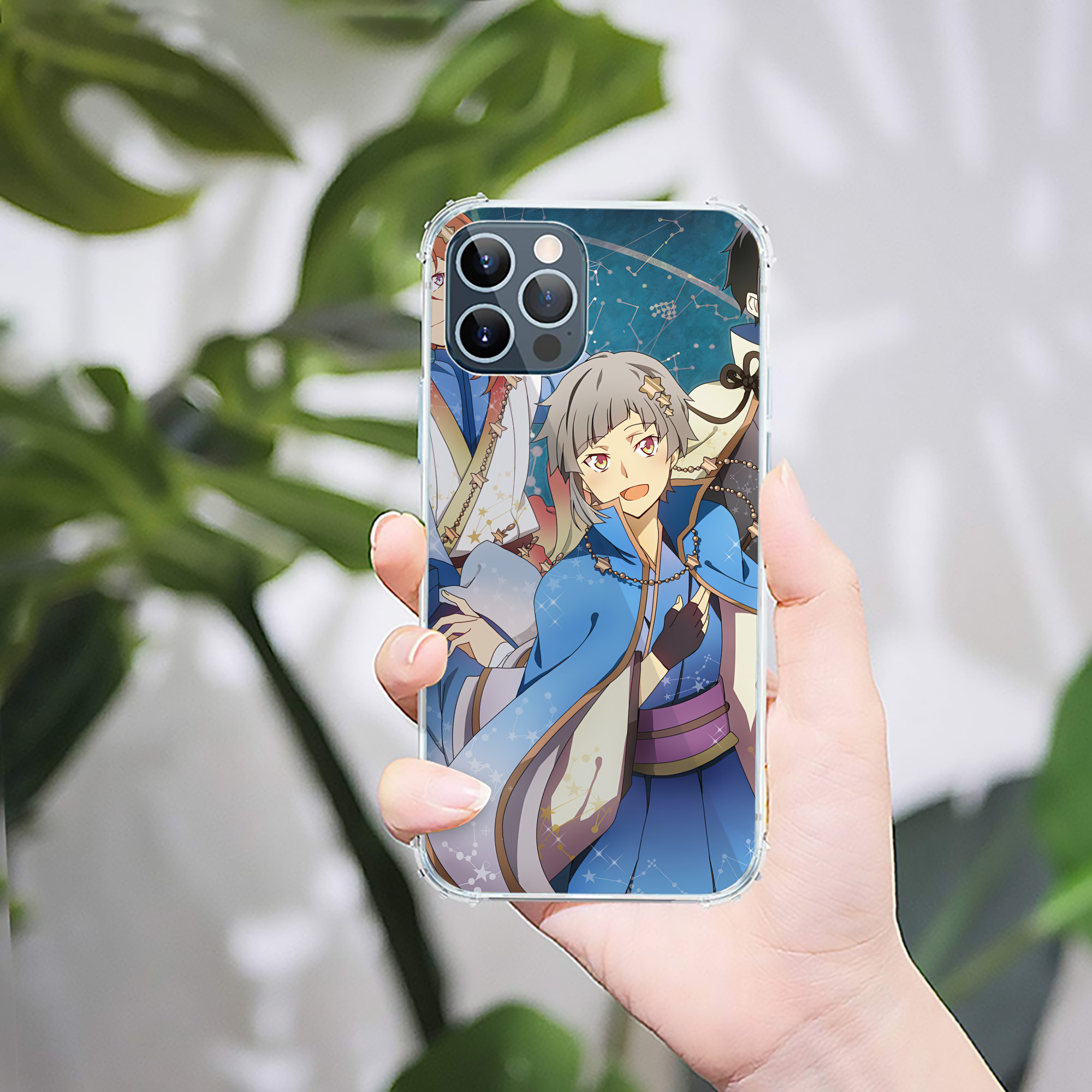 （画像用） 文豪ストレイドッグス Bungo Stray Dogs 【iPhone 12シリーズ対応】透明スマホケース（クリアソフトケース）